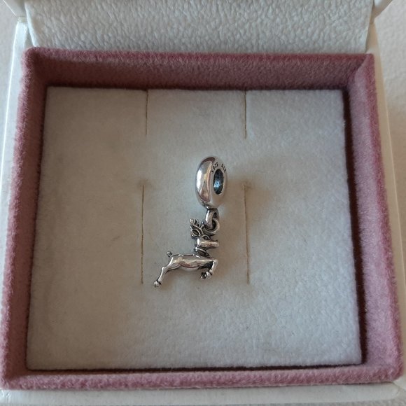 SOLD!! Pandora Reindeer Charm - Picture 3 of 4